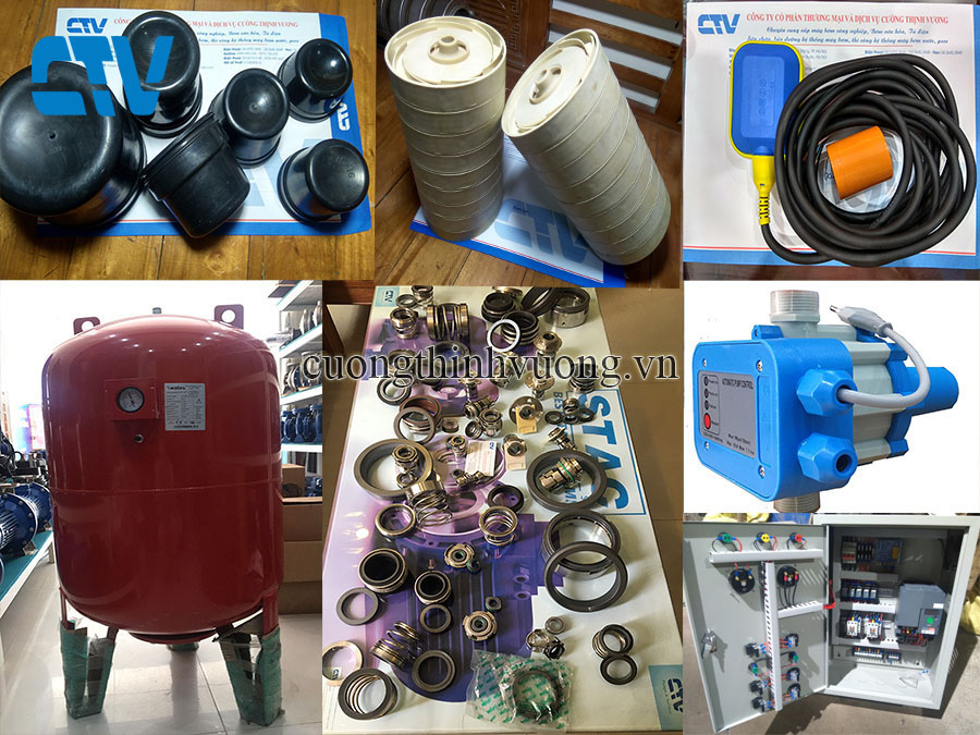 Chuyên phân phối phụ kiện, phụ tùng máy bơm nước